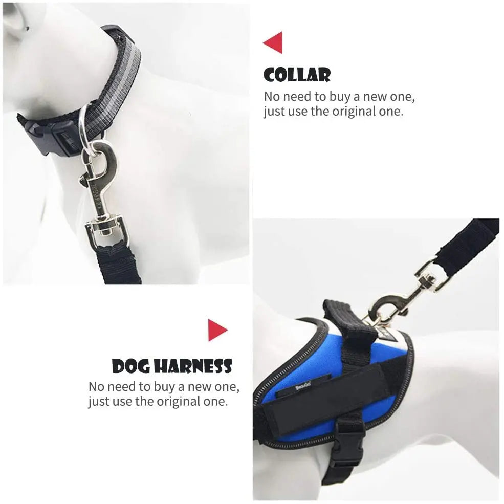 Adjustable Pet  Car Seat Belt - MyPetsBoo