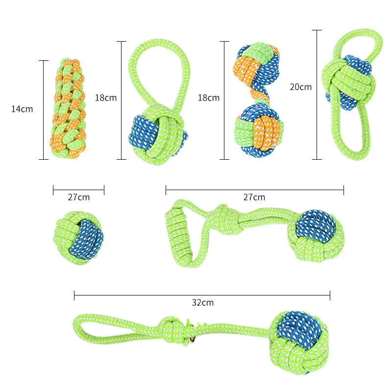 Cotton Chew Rope with a Ball