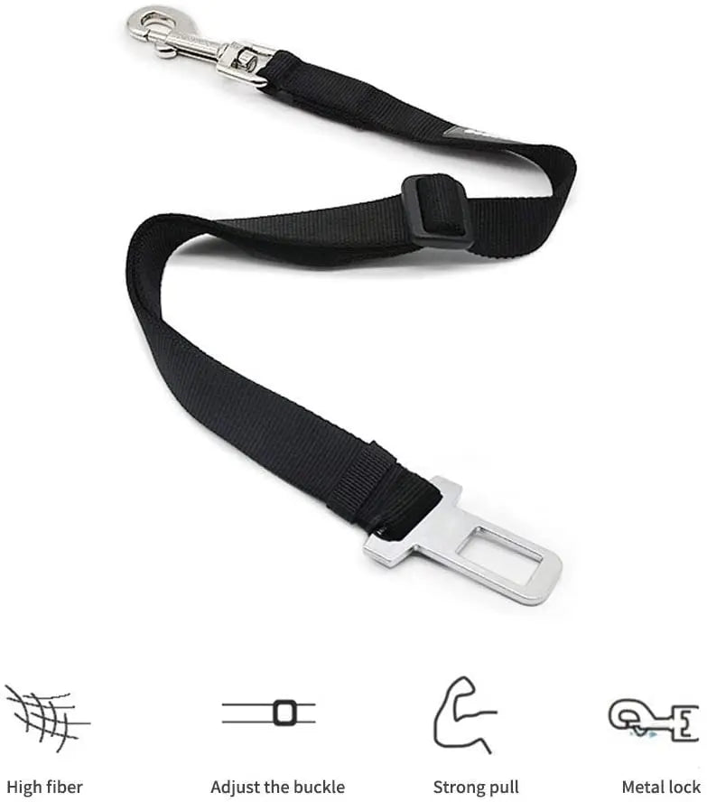 Adjustable Pet  Car Seat Belt - MyPetsBoo