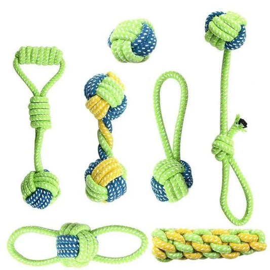 Cotton Chew Rope with a Ball