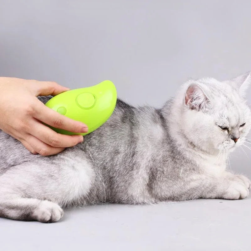 Cat/Dog Steam Brush - Hair Brush - MyPetsBoo