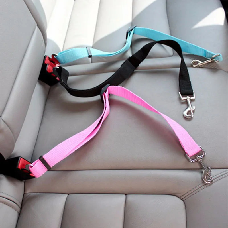 Adjustable Pet  Car Seat Belt - MyPetsBoo